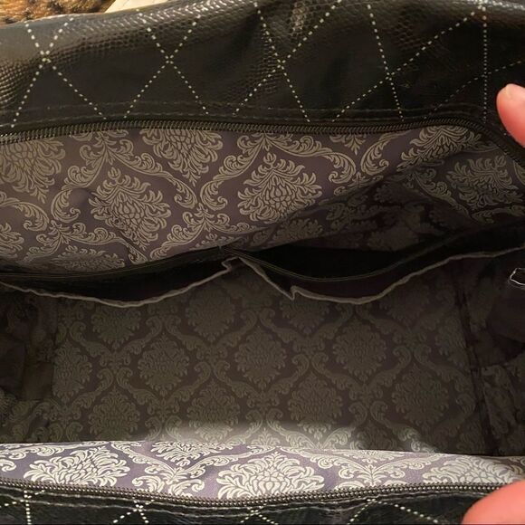 Mary Kay Deluxe Black Consultant Cosmetic Travel Luggage Tote Bag With Insert - Picture 2 of 12